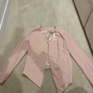 BCBG. Light pink light weight blazer. New with tags. Size M